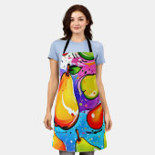 Tablier Pears Pop Art (Porté)