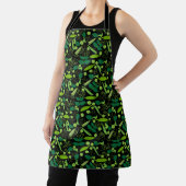 Tablier Peas motif 01.bw Black BG (Insitu)
