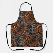 Tablier Peau de tigre léopard tendance (Recto)