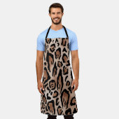 Tablier Peau léopard : motif sans soudure. (Porté)