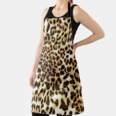 Tablier Peaux de léopard, design motif sans soudure. (Insitu)