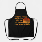 Tablier Pêche amusante (Recto)