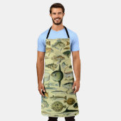 Tablier Pêche scientifique vintage (Porté)