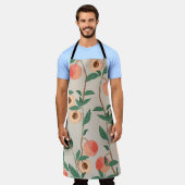 Tablier Pêcher les branches d'arbres avec des feuilles et (Porté)