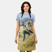 Tablier Peder Severin Kroyer - Threshing dans les Abruzzes (Porté)