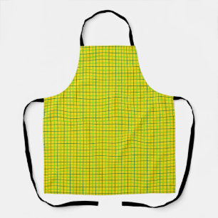 Tablier Peggy Ann All Over Gold Plaid St Patrick's Apron