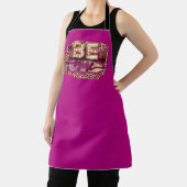 Tablier Peggy Ann Be Mine Leppard Purple Kitchen Apron (Insitu)