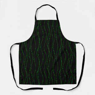 Tablier Peggy Ann Green sur Black St Patrick's Apron