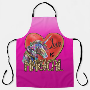 Tablier Peggy Ann Rose Love Est Magique Cuisine Apron
