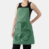Tablier Peggy Ann sur Green St Patrick's Day Apron (Insitu)