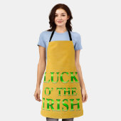 Tablier Peggy Ann sur l'or jaune St Patrick's Apron (Porté)