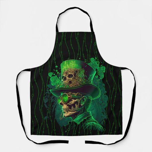 Tablier Peggy Ann sur Skeleton St Patrick's Apron (Recto)