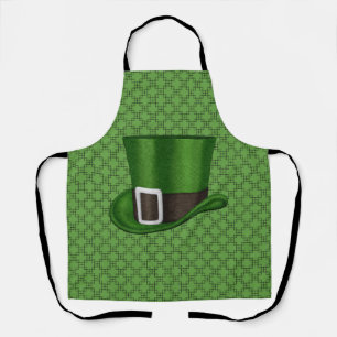 Tablier Peggy Ann tout autour de Black Green St Patrick's