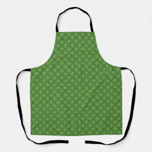 Tablier Peggy Ann tout autour de Black Green St Patrick's 