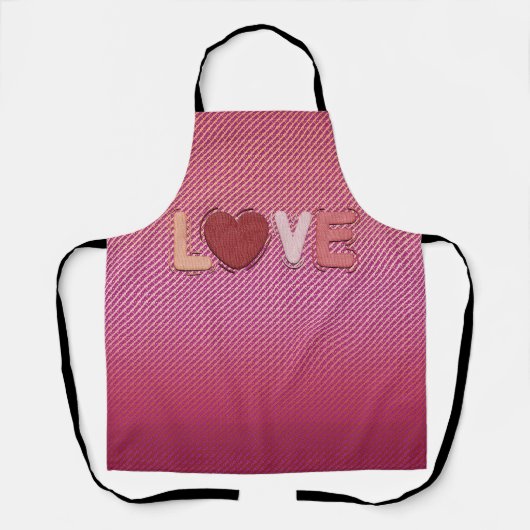 Tablier Peggy Ann Tout Sur Pink Gradt Apron (Recto)