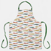 Tablier Peindre le Motif Abstrait (Recto)