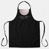 Tablier peintre de maquillage élégant rose pâle (Recto)