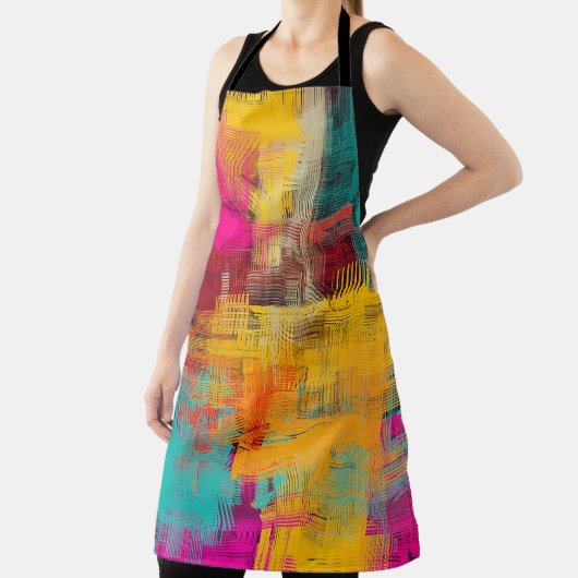 Tablier Peinture à l'huile Abstraite, arrière - plan expre (Insitu)