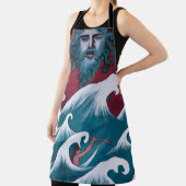 Tablier Peinture à l'huile de Neptune Crimson (Insitu)