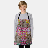 Tablier Peinture à l'huile pour marionnettes du Labrador,  (Porté)