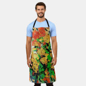 Tablier Peinture à l'huile Retro : Van Gogh Monet (Porté)