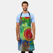 Tablier Peinture Abstraite (Porté)