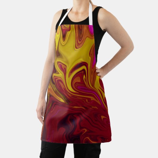 Tablier Peinture abstraite colorée (Insitu)