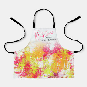 Tablier Peinture Abstraite Féminine pour Enfants