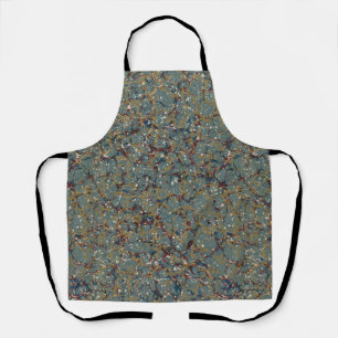 Tablier Peinture Abstraite Marbrée