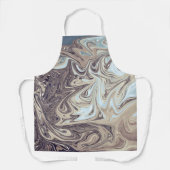 Tablier Peinture Abstraite Océan | Meilleur art abstrait m (Recto)