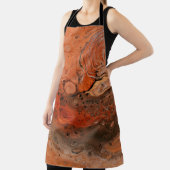 Tablier Peinture abstraite orange (Insitu)