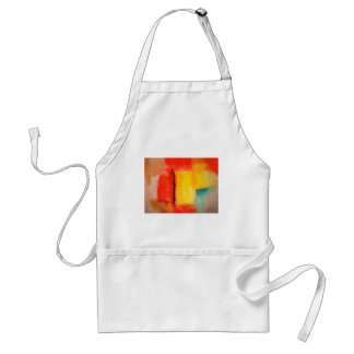 Tablier Peinture Abstraite rouge moderne