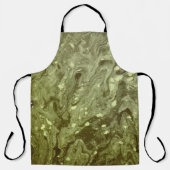 Tablier Peinture abstraite verte (Recto)