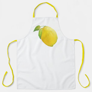 Tablier Peinture aquarelle de citron