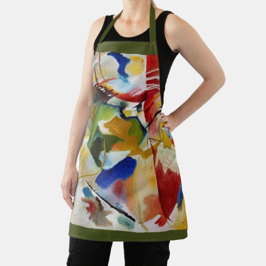 Tablier Peinture avec centre vert de Wassily Kandinsky (Insitu)
