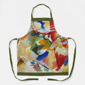 Tablier Peinture avec centre vert de Wassily Kandinsky (Recto)