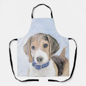 Tablier Peinture beagle - Cute Original Chien Art (Recto)