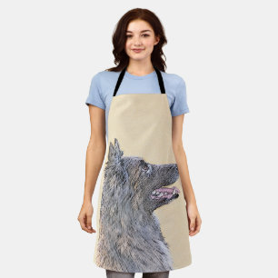 Tablier Peinture belge Tervuren - Cute Original Chien Art