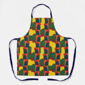 Tablier Peinture colorée Abstraite (Recto)