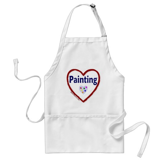 Tablier Peinture d'amour (Devant)