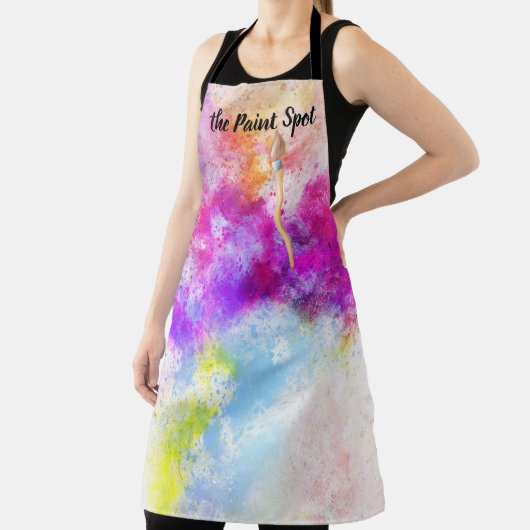 Tablier Peinture d'aquarelle arc-en-ciel Abstraite | Monog (Insitu)