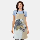 Tablier Peinture de berger australien - Art original de ch (Porté)