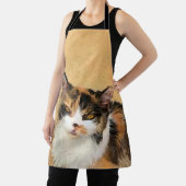 Tablier Peinture de chat Calico - Cute Original Cat Art (Insitu)