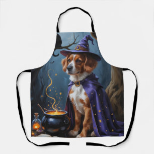Tablier Peinture de Halloween fantaisiste de Bouviers des