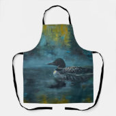 Tablier Peinture de plongeon Loonell (Recto)