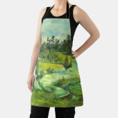 Tablier peinture de vallée verte Aquarelle (Insitu)