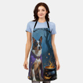 Tablier Peinture d'Halloween capricieuse australienne (Porté)