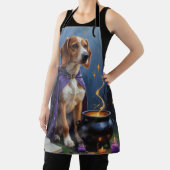 Tablier Peinture d'Halloween Whimsical Chien d'Afghanistan (Insitu)