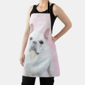 Tablier Peinture française de Bulldog (Crème/Blanc) - Art  (Insitu)