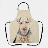 Tablier Peinture galloise Terrier - Cute Original Chien Ar (Recto)